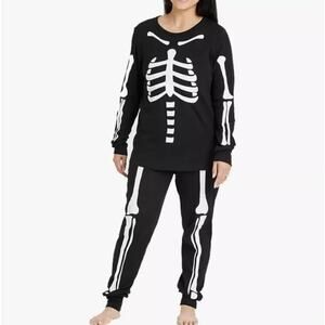 Skelton 2-Piece Women's Sleep‎ Set Hyde and Eek Size Medium  Halloween Pajamas